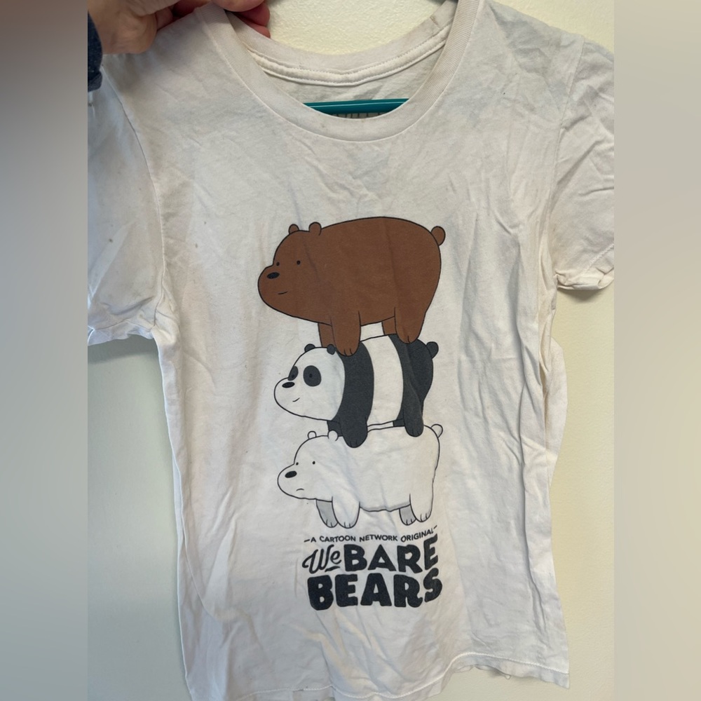 FREE WITH PURCHASE We Bare Bears graphic tee